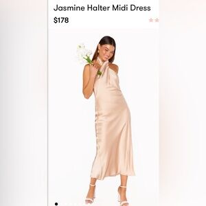 Show Me Your Mumu Bridesmaid dress, champagne, size small